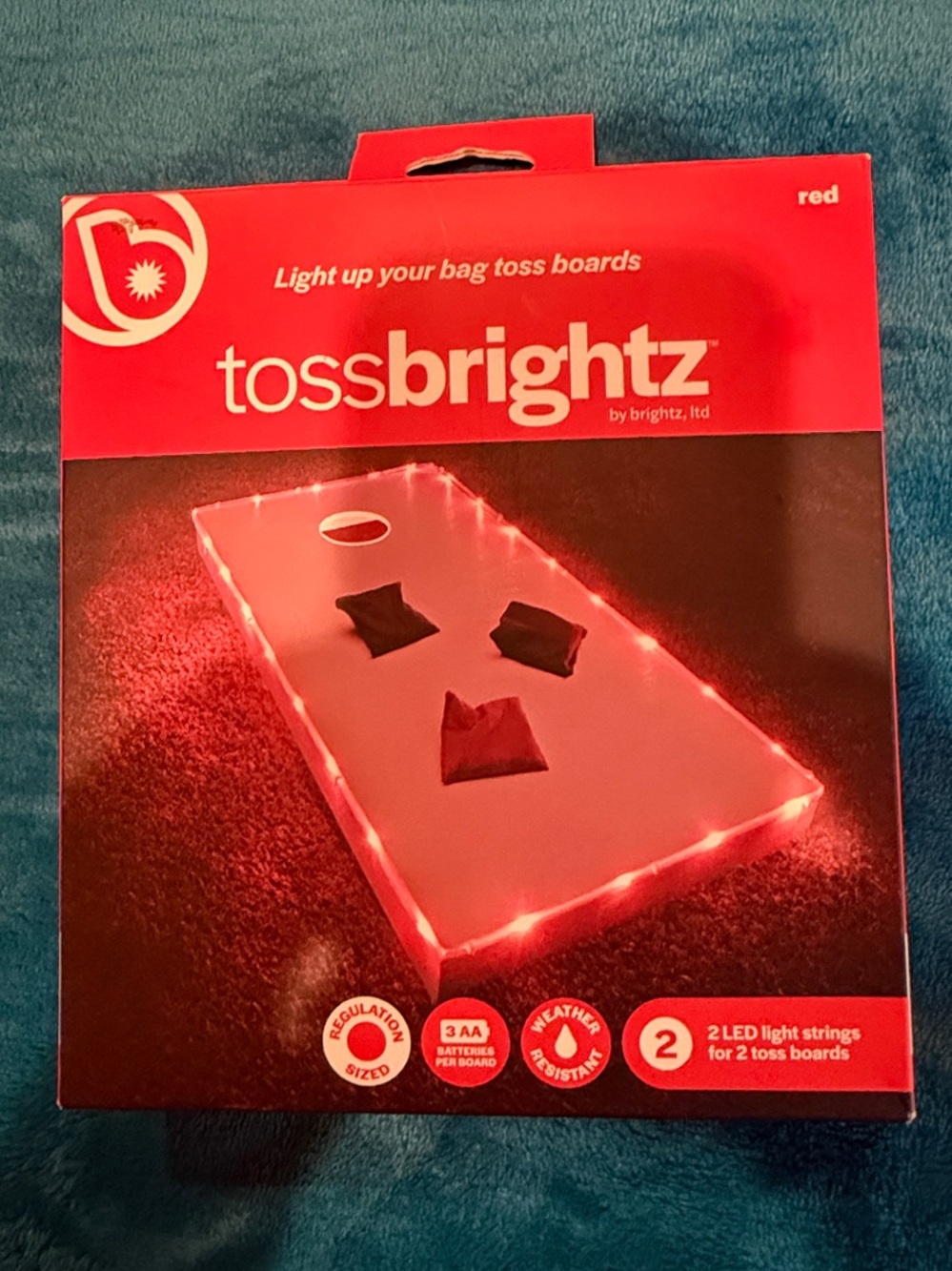 Toss Brightz Cornhole Game Board Lights
